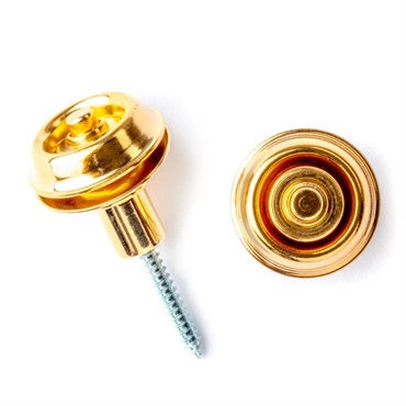 Dunlop (Jim Dunlop) FLUSH MOUNT STRAPLOK GOLD[SLS1404G] 画像1