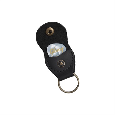 Gibson Premium Leather Pickholder Keychain [AKYC-BLK] 画像2