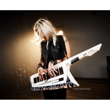 Roland 【夏のボーナスセール】AX-EDGE-W (限定特価) ホワイト ローランド Keytar キーター ショルダーキーボード ショルキー ステージ 画像6