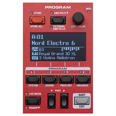 Nord（CLAVIA） Nord Electro 6D 73 ノードエレクトロ 73鍵 セミウェイト・ウォーターフォール鍵盤 画像4