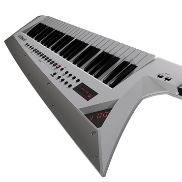 Roland AX-EDGE-W【ホワイト】+専用スタンドST-AX2セット  Keytar ローランド キーター ショルダーキーボード ショルキー ステージ 画像5