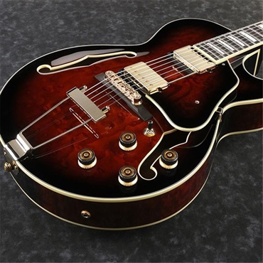 Ibanez Artcore Expressionist AG95QA-DBS (Dark Brown Sunburst) 画像1