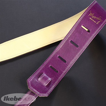 Moody Leather-Leather 2.5inch Standard Tail [Purple-Cream] 画像3