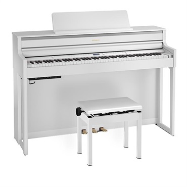 Roland 【7月中旬以降据付予定】HP704-WHS(ホワイト)(当店限定・3年保証) (豪華特典つき)　(古い電子ピアノ無料引取)　(全国配送設置無料/沖縄・離島除く) (電子ピアノ) 画像1