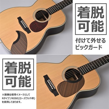 Tim Bud Free Picking 着脱式ピックガード [Rタイプ／BK(ブラック)] 画像3
