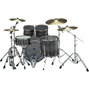 YAMAHA LIVE CUSTOM HYBRID OAK 4pc Drum Set [LHB2216UCS + LHP6F3UCS (BD22，FT16，TT12＆10)/UZU チャコールサンバースト] 画像1