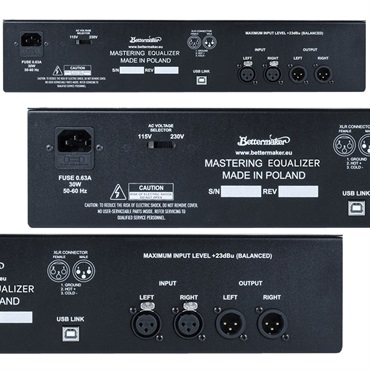 Bettermaker Mastering Equalizer (ベターメーカー)(マスタリング)(イコライザー)(アナログオーディオ)(お取り寄せ商品) 画像2