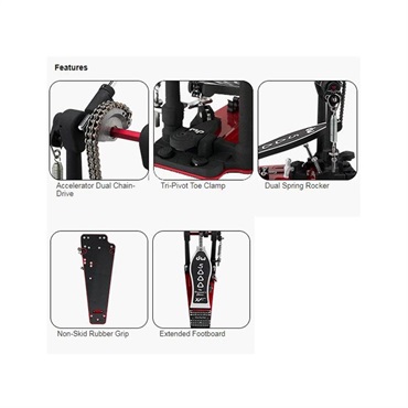 dw DWCP5000AD4XF [5000 Delta 4/Extended Footboard Single Bass Drum Pedal/Accelerator Drive] 【正規輸入品/5年保証】 画像1