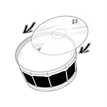 DRUMMERS TOP TEAM DRUM EFFECT SHEET 02 (0.2mm) / Tom set (10，12，13，16インチ) 画像1