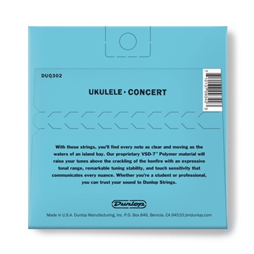 Dunlop (Jim Dunlop) UKULELE CONCERT 4/SET [DUQ302] 画像1