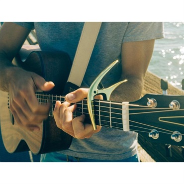 ERNIE BALL AXIS CAPO #9603 (GOLD) 画像1