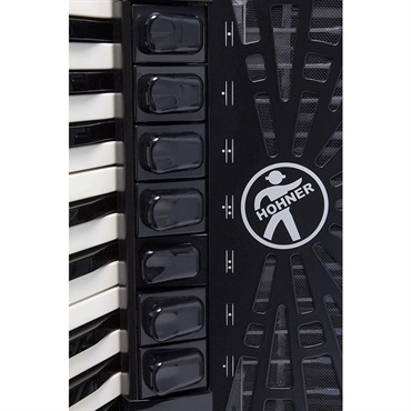 Hohner (アコーディオン専門店・出荷前検品発送)Bravo III 120 BLK カラー：ブラック HOHNER ホーナー アコーディオン 入門向け ピアノ式 41鍵盤 大型 画像1