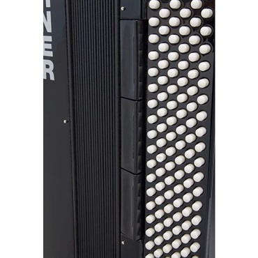 Hohner (アコーディオン専門店・出荷前検品発送)Bravo III 120 BLK カラー：ブラック HOHNER ホーナー アコーディオン 入門向け ピアノ式 41鍵盤 大型 画像2