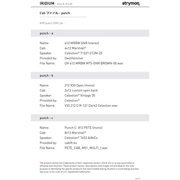 strymon Iridium [Amp＆Cab] 画像3