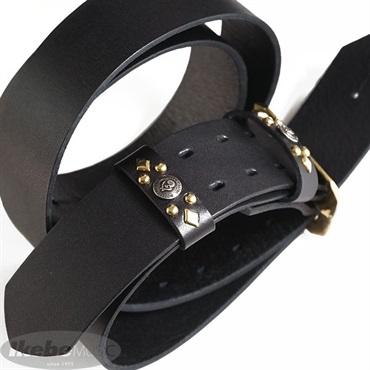 MODERN PIRATES 42mm Width Leather Guitar Strap/Standard [MPGS-42WST](金具/ゴールド) 画像1