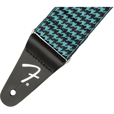 Fender USA HOUNDSTOOTH JACQUARD STRAP TEAL (#0990709057) 画像1
