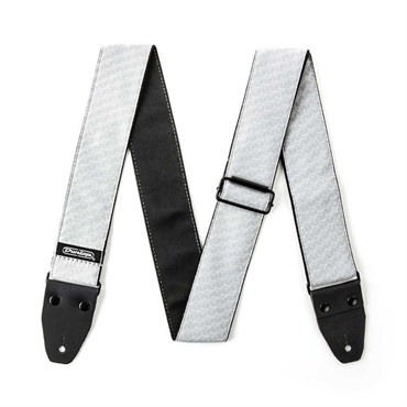 Dunlop (Jim Dunlop) JACQUARD CUBE HATCH LIGHT GREY STRAP (D67-12) 画像1