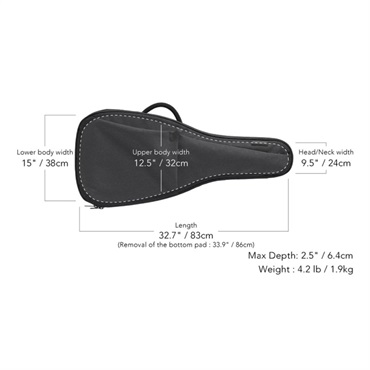 basiner BRISQ-HG Neo Black [ヘッドレスギター用ケース] 画像5
