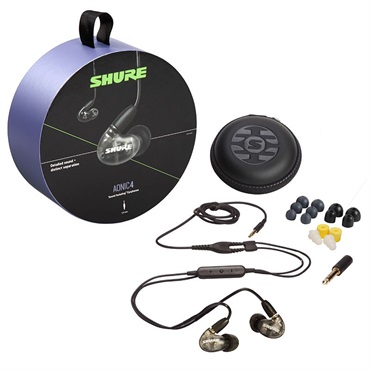 SHURE AONIC4(SE42HYBK+UNI-A)(ブラック)(国内正規品・2年間保証)【生産完了品・在庫限り】 画像1