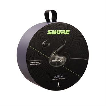 SHURE AONIC4(SE42HYBK+UNI-A)(ブラック)(国内正規品・2年間保証)【生産完了品・在庫限り】 画像2