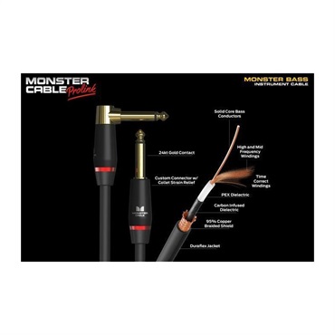 MONSTER CABLE 【夏先取り大特価セール】Monster Bass Instrument Cable M BASS2-21 S/S (6.4m/21ft) 画像1