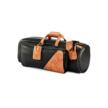 GARD BAGS ガードバッグス / エリート シリーズ GETSL-BK (1-ELK) トランペット用 シングル ケース ブラックレザー/ブラウンレザートリム 画像2