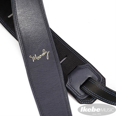 Moody Leather-Leather 2.5inch Standard Tail [Navy-Black] 画像1