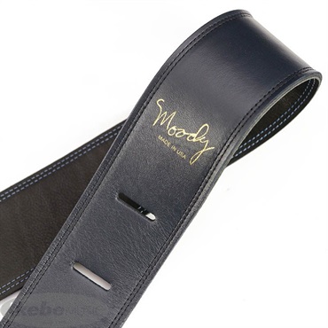 Moody Leather-Leather 2.5inch Standard Tail [Navy-Black] 画像2
