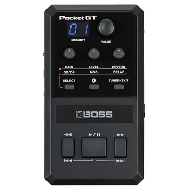 BOSS Pocket GT [POCKET EFFECTS PROCESSOR][日々の練習やジャム・セッションをより一層楽しくする画期的ツール] マルチエフェクター ボス 画像1
