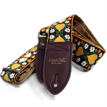Couch Guitar Strap Wonderland Hearts 70s Vintage 画像1