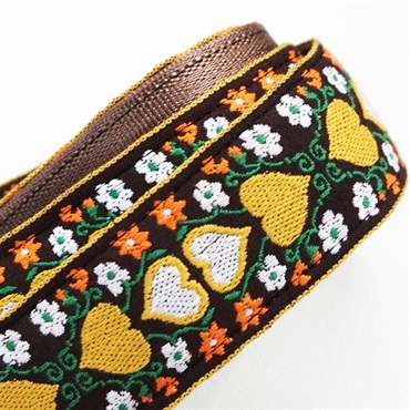 Couch Guitar Strap Wonderland Hearts 70s Vintage 画像2