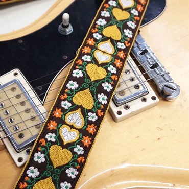 Couch Guitar Strap Wonderland Hearts 70s Vintage 画像3