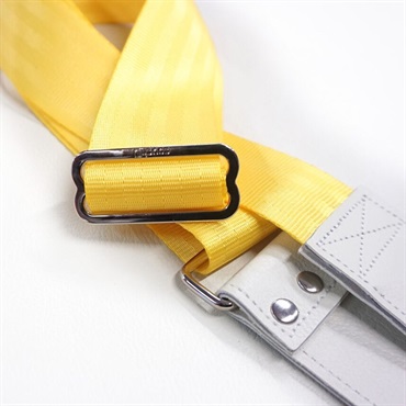 Couch Guitar Strap Yellow Seatbelt 画像1