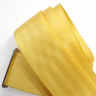 Couch Guitar Strap Yellow Seatbelt 画像2