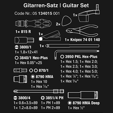 Wera WERA GUITAR KIT 画像6