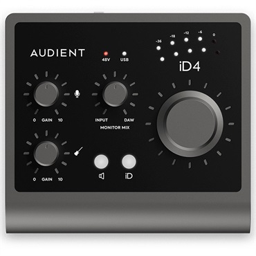audient iD4mkII (オーディエント)(オーディオインターフェース)(USB-C対応)(USB3.0対応)(ループバック搭載) 画像1