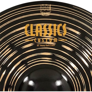 MEINL Classics Custom Dark Heavy Crash 16 [CC16HDAC] 画像5