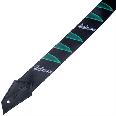 Jackson 【生産完了モデル】JACKSON STRAP WITH HEADSTOCK PATTERN (BLACK/GREEN) (#2994323002) 画像1