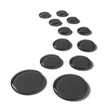 SlapKlatz SlapKlatz Pro Refillz Drum Dampeners - GEL Black 画像1