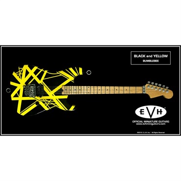 OFFICIAL EDWARD VAN HALEN MINI GUITARS EVH MINI GUITARS (Black and Yellow) Bumblebee [オフィシャル・ミニチュアEVHレプリカ・ギター] 画像5