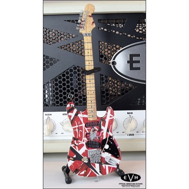 OFFICIAL EDWARD VAN HALEN MINI GUITARS EVH MINI GUITARS(Red-White-Black)Frankenstein [オフィシャル・ミニチュアEVHレプリカ・ギター] 画像1