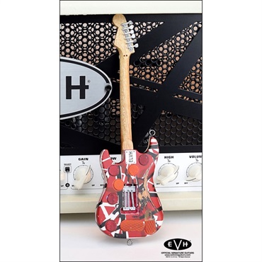 OFFICIAL EDWARD VAN HALEN MINI GUITARS EVH MINI GUITARS(Red-White-Black)Frankenstein [オフィシャル・ミニチュアEVHレプリカ・ギター] 画像3