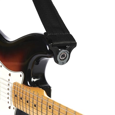 D’Addario Auto Lock Guitar Strap［50BAL00/Black］ 画像1