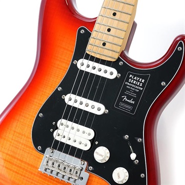 Fender MEX Player Stratocaster HSS Plus Top (Aged Cherry Burst/Maple) [Made In Mexico] 画像3