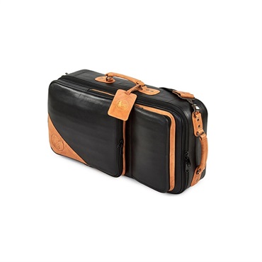 GARD BAGS ガードバッグス / エリート シリーズ 5-ECLK トランペット用 トリプル ケース / ブラック レザー・ブラウン レザー トリム 画像1