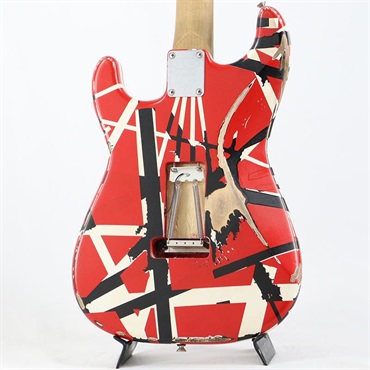 EVH Striped Series Frankenstein Frankie (Red with Black Stripes Relic/Maple) 画像3