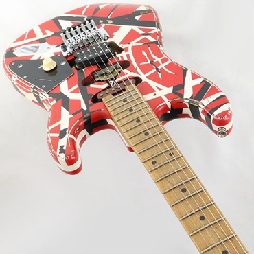 EVH Striped Series Frankenstein Frankie (Red with Black Stripes Relic/Maple) 画像4