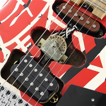 EVH Striped Series Frankenstein Frankie (Red with Black Stripes Relic/Maple) 画像5