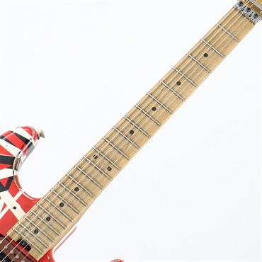 EVH Striped Series Frankenstein Frankie (Red with Black Stripes Relic/Maple) 画像7