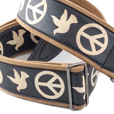 RIGHTON STRAPS 【お取り寄せ商品】STANDARD PLUS LEGEND PEACE & DOVES BLACK 画像1